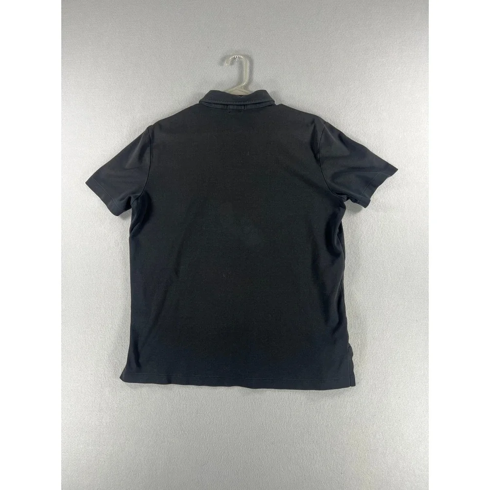 Polo Ralph Lauren Black Pima Soft Touch White Pony Mens Size Large Preppy